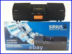 Sirius Boombox SUB2XC with SV7C, power cord & antenna with LIFETIME SUBSCRIPTION
