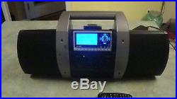Sirius Boombox, With Remote, Power Supply & SP4 Radio With Lifetime Sub Guaranteed