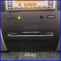 Sirius Dock & Play Satellite Radio Boombox Docking Station SUBX1 Black SV3 Radio