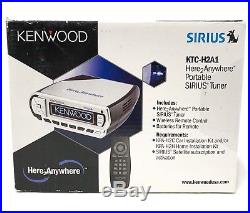 Sirius Kenwood Here2Anywhere ACTIVE Radio with LIFETIME SUBSCRIPTION + Home Kit XM