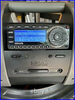 Sirius Lifetime Subscription Stratus SV3 Radio with SubX1R Boombox WORKS