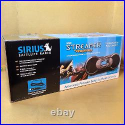 Sirius NIB Satellite Radio Portable Boombox SIR-STRB1 BRIX Streamer