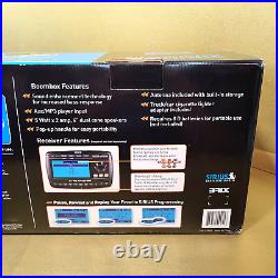 Sirius NIB Satellite Radio Portable Boombox SIR-STRB1 BRIX Streamer