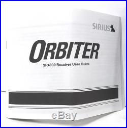 Sirius Orbiter SR4000 ACTIVE Radio with LIFETIME SUBSCRIPTION + NEW Home Kit XM