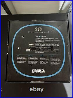 Sirius Personal Satellite Radio S50 Car Kit New Open Box Everything Sealed