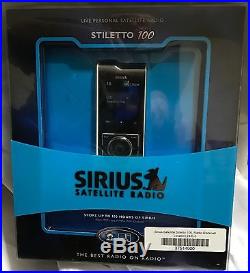 Sirius Personal Satellite Radio Stiletto SL100 New