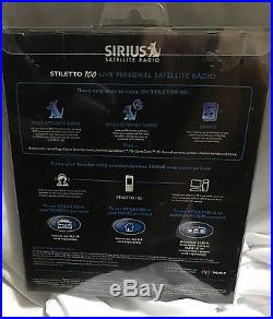 Sirius Personal Satellite Radio Stiletto SL100 New
