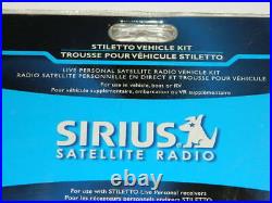 Sirius Radio STILITTO Vehicle Kit Black Satellite Streaming Radio System ONLY