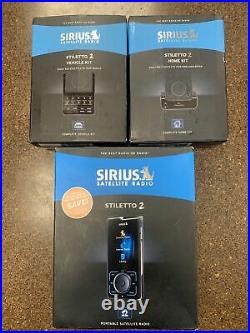 Sirius SLH2 Home Satellite Radio Receiver plus Home Kit and Car Kit Q22