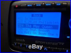 Sirius SPORTSTER SP-R2 Lifetime Subscription Radio with Boom Box SP-B1 & REMOTE