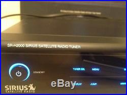Sirius SR-H2000 Satellite Radio Reciever Tested Works Well Vgc