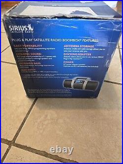 Sirius SUBX1R Dock & Play Universal Satellite Radio Boombox (Brand New)