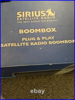 Sirius SUBX1R Satellite Boombox with Sirius SV3R Radio, Antenna