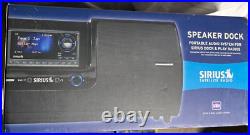 Sirius SUBX2R Boombox with ST5 Display Antenna and Power Cable Black