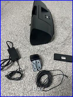 Sirius SUBX2 Boombox with ST5 Display Antenna and Power Cable Black Preowned