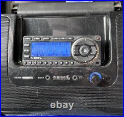 Sirius SUBX2 Boombox with ST5 Display Antenna and Power Cable Black, T&W
