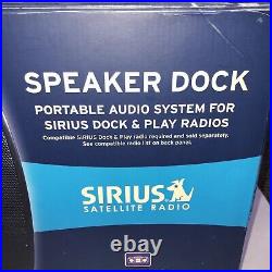 Sirius SUBX2 Satellite Radio Speaker And Sportster 5 Radio With Subscription