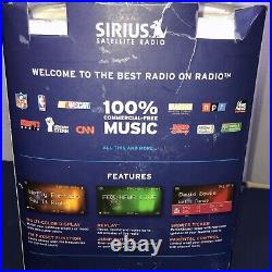 Sirius SUBX2 Satellite Radio Speaker And Sportster 5 Radio With Subscription