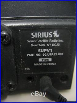 Sirius SUPV1 Satellite Radio Lifetime Subscription Car Kit Cradle
