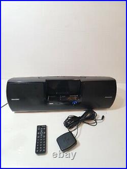 Sirius SXSD2 Satellite Portable Boombox Radio With Antenna & Remote