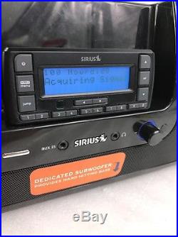 Sirius Satellite Portable Boombox SUBX2 withStarmate 5 Receiver ST5 LIFETIME Sub