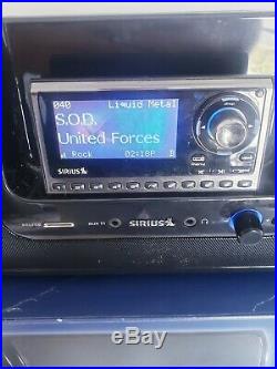 Sirius Satellite Radio Boombox SUBX2 Speaker Dock & Play Original Box Excellent