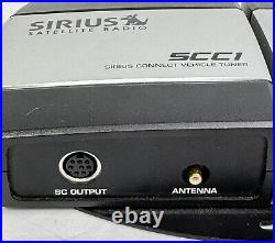 Sirius Satellite Radio Connect Sony Interface SNYSC1 With SCC1 Tuner Untested