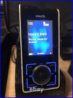 Sirius Satellite Radio Model SL100 Active W Battery Car Dock. Remote Has Issue