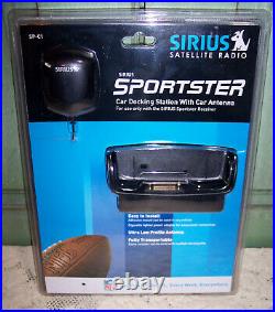Sirius Satellite Radio Receiver Dock Car Antenna Sportster SP-R1/SP-C1 New