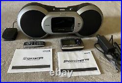 Sirius Satellite Radio SP-B1 Boombox With SP-R2 Receiver-Complete Set