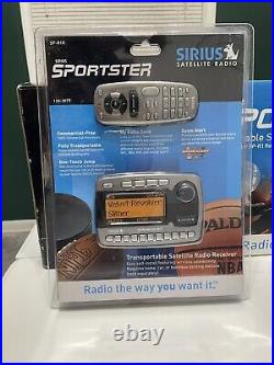 Sirius Satellite Radio Sportster Boombox SP-BB1R SP-C1R SP-R1R SP-TK1R Extras