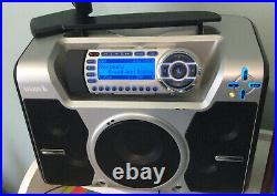 Sirius Satellite Radio Starmate R With Boombox ST-B2 and Lifetime Subscription