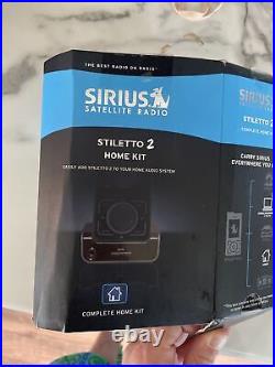 Sirius Satellite Radio Stiletto 2 Home Kit SLH2 /Open Box