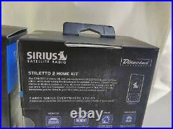 Sirius Satellite Radio Stiletto 2, Home kit & Vehicle Kit SLV2 NEW in SEALED BOX