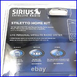Sirius Satellite Radio Stiletto Home Kit Home Dock Antenna Remote USB