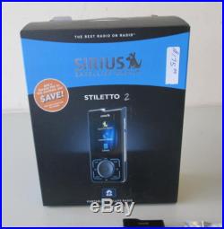 Sirius Satellite Stiletto 2 Portable Radio SL2PK1 withVehicle Kit SLV2 OB