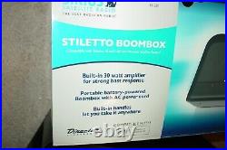 Sirius Sl-bb1 Satellite Radio Stiletto Boombox Speaker Dock 4 Stiletto 10 & 100