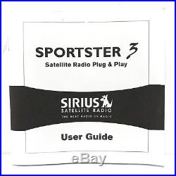 Sirius Sportster 3 SP3 ACTIVE Radio with LIFETIME SUBSCRIPTION + BoomBox XM