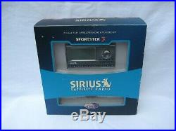 Sirius Sportster 3 Satellite Radio receiver & Car kit with LIFETIME subscription