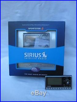 Sirius Sportster 4 Satellite Radio receiver with LIFETIME subscription + Car Kit