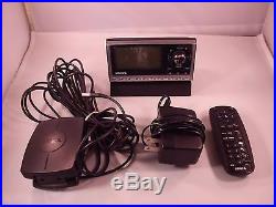 Sirius Sportster 4 Satellite Radio with lifetime subscription & home accessories