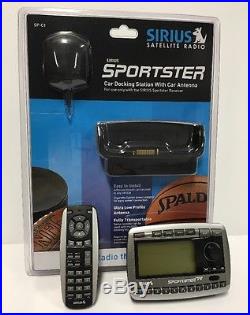 Sirius Sportster Replay 2 Active with LIFETIME SUBSCRIPTION & NEW Car Kit + Remote