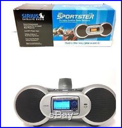 Sirius Sportster Replay SP-R2 ACTIVE Radio w LIFETIME SUBSCRIPTION + NEW BoomBox