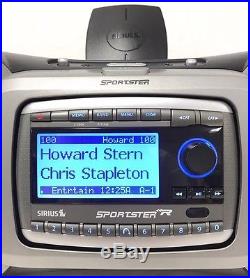 Sirius Sportster Replay SP-R2 ACTIVE Radio with LIFETIME SUBSCRIPTION + BoomBox XM