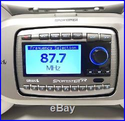 Sirius Sportster Replay SP-R2 ACTIVE Radio with LIFETIME SUBSCRIPTION + BoomBox XM