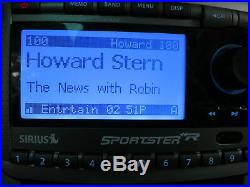 Sirius Sportster Replay SP-R2 Satellite Radio LIFETIME Subscription Bundle READ