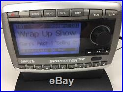 Sirius Sportster Replay SP-R2 Satellite Radio & LIFETIME subscription & Car Kit