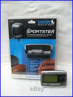Sirius Sportster Replay SP-R2 Satellite Radio & LIFETIME subscription & car Kit