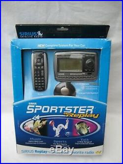 Sirius Sportster Replay SP-R2 Satellite Radio & LIFETIME subscription & car Kit