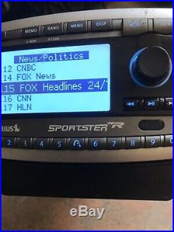 Sirius Sportster Replay SP-R2 Satellite Radio WithLIFETIME Subscription With DOCK